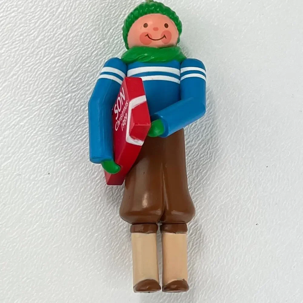 Hallmark Keepsake Ornament 1989 Son  Handcrafted Vintage with Box